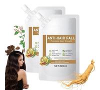 Remimpi Shampoo Anticaduta Capelli, Shampoo Promuovi Caduta Capelli Remimpi, Shampoo Capelli Ginseng, Balsamo Controllo Olii Vegetali Naturali, per Tutti i Tipi di Capelli (2pcs)