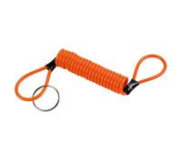 Reminder, cavetto di sicurezza a spirale Arancio Doppia funzione: • Per Moto 150
