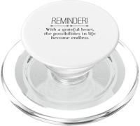 Reminder With A Grateful Heart Possibilities Endless Inspira PopSockets PopGrip per MagSafe