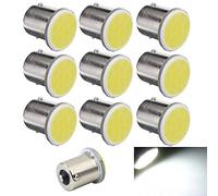 Remingtape 10Pcs Bianca 1156 Ba15S P21W LED Car LED 1156 Lampada COB 12 SMD 12V Voltaggio