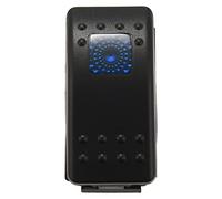 Remingtape 12 V 20 Ampere impermeabile LED blu on/off barca Marine SPST 3P interruttore a bilanciere con luce