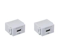 Remingtape 2 di ricarica per cellulare, modulo di alimentazione USB, presa 220 V, trasformatore 5 V, 2,1 A, presa di ricarica USB, adattatore commutatore
