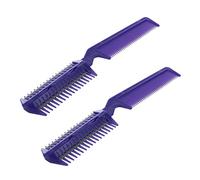 Remingtape 2 X metallo lama plastica pettine per capelli - Trimmer viola