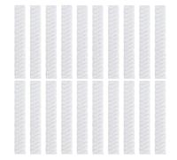 Remingtape 200 pezzi di protezione per pennelli da trucco, rete bianca, riutilizzabile, protezione per rotolo di filato, copertura in rete espandibile