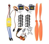 Remingtape 2212 1400KV Motore + 30A ESC + SG90 Servo + 8060 Set per Aereo RC Quadcopter Fixed Wing Aereo Elicottero Ricambi Accessori