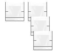 Remingtape 4 Pezzi Coprisedie Trasparenti per Salone Coprisedie Coprisedie per La Maggior Parte Delle Sedie da Salone Sedie da Ufficio