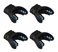 Remingtape 4 X boccaglio per boccaglio, regolatori per immersioni, universali, accessori Scuba in silicone, colore: blu