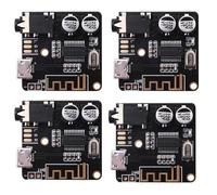 Remingtape 4 X BT5.0 Audio MP3 Bluetooth Audio Decoder Board Perdita Free Auto Altoparlante Audio Amplificatore Scheda DIY Audio Receiver Nero