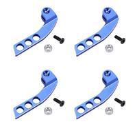 Remingtape 4 x trasmettitori in metallo a 4 fori, per Futaba Radiolink X9D RC, blu verticale