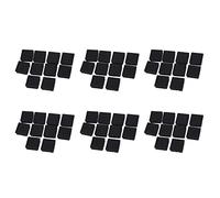 Remingtape 40 mm x 40 mm in plastica quadrata fine Blanking tappi neri, 60 pezzi