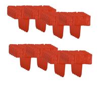 Remingtape 40 Pz Recinzione da Giardino in Finta Pietra Supporto per Piante Bordo per Bordi Esterni,B