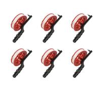 Remingtape 6 pezzi 100 m ritorto rosso plastica Kite Reel Winder
