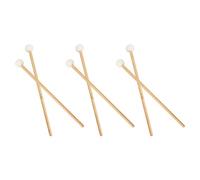 Remingtape 6 pezzi a doppia testa bacino Gong Mallet Soft Hammer Sticks Rods feltro 385 mm
