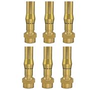 Remingtape 6pcs 3/4 Schiuma Jet Ugelli Giardino Paesaggio Regolabile Multi Ugello Giardino Stagno Decorazione