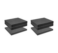 Remingtape 8 Pz Pick Apart Foam Insert Pluck Pre Square Sheet Foam con Uso Inferiore per Scatole da Gioco da Tavolo Cassetto Portaoggetti A