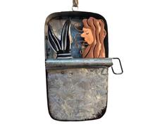 Remingtape Barattolo di sarda, ornamento da appendere a scaglie, scatola giochi piccolo pezzo, ornamenti divertenti per pesci, barattoli di sarde, conserve di pesce, di mare, durevole D