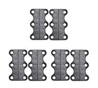 Remingtape Chiusura magnetica per scarpe, chiusura rapida dei lacci, 3 paia (nero)