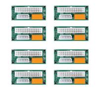 Remingtape Confezione da 8 adattatori Dual PSU Multiple Power Adattatori, Add2Psu ATX 24 Pin a Molex 4Pin Connettore per BTC Miner