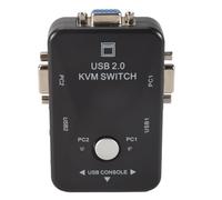 Remingtape Interruttore USB KVM a 2 porte VGA SVGA Switch Box USB 2.0 Mouse Tastiera 1920X1440 Interruttore Box