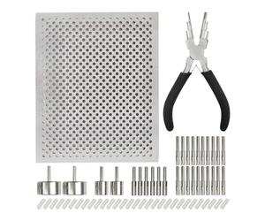 Remingtape Kit di per Bordare Fili di Seconda Generazione con Pinze Piegafili 6 In 1 e Perni In Metallo, Strumenti per La Creazione di Gioielli