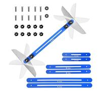 Remingtape Misuratore per gradini, strumento per stencil per scale, strumento di misurazione per scale, taglio di cartongesso, blu