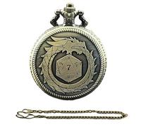 Remingtape Orologio da tasca e mini cubo multilato in metallo, gioco da tavolo, fantastico orologio da tasca quadrante