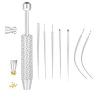 Remingtape Piercing Taper Ball Grabber Tool, Kit per piercing per il corpo - orecchini con retro piatto, strumento applicatore per gioielli