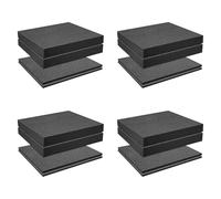 Remingtape Schiuma per cubetti, 8 pezzi, 300 x 300 x 50 mm, 8 pezzi, 300 x 300 x 10 mm, schiuma per cassetta degli attrezzi, valigetta fotocamera, inserto per , attrezzi