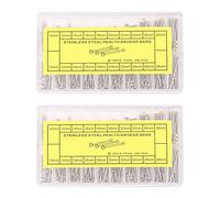 Remingtape Set di 2 attrezzi per orologiaio, set di per orologio, set di assortite, perni di attrito, chiusure di chiusura, cinturini per bracciali, rivetti da 10 mm a 28 mm, e .
