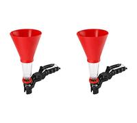 Remingtape Set di 2 filtri per olio universali per auto, senza fuoriuscite, adattatore per olio regolabile, a prova di perdite