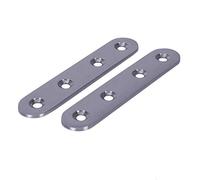 Remingtape Supporto piatto in acciaio per riparazione, piastra di fissaggio, 2 pezzi