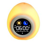 Remingtape Sveglia per Bambini Piccoli, Luce Notturna Tattile con 6 Rumori, Sveglia per Bambini con Funzione Ok To Wake