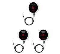 Remingtape Tuya Smart Home Wifi - 3 sensori di temperatura con filo digitale, termometro, per piscina, termostato, allarme e spina EU