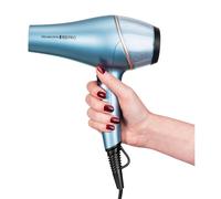 Phon Ionico Professionale Remington AC9300 Shine Therapy Pro 2200W 3 Temperature 2 Velocità Accessori Blu