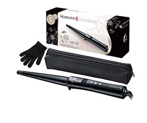 Remington Arricciacapelli, Professionale, Rivestimento In Ceramica E Perla, 130°-230°C, Nero, Riscaldamento Rapido 30 Sec, Punto Freddo, Spegnimento Automatico 60 Min, CI951