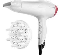 Remington Asciugacapelli 2400W - Generatore di Ioni per morbidezza e elimina effetto crespo - funzione turbo 90 km/h, incluso 2 accessori, 3 livelli di riscaldamento, D5226