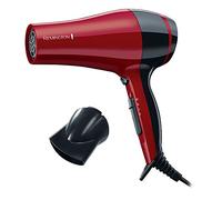 Remington Asciugacapelli Pro Dry , 2000 Watt, anello ionico in ceramica, design compatto, bocchetta per styling, rosso/nero, D3080