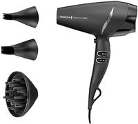 Remington Asciugacapelli Professionale 2200W -Tecnologia SupercarePro, Calore adatto per la salute dei capelli - con Ioni, 3 accessori per lo styling-funzionamento laterale potente, AC7250