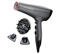 Remington Keratin Protect AC8008, asciugacapelli ionico infuso con cheratina e olio di mandorle per capelli dall'aspetto sano - Argento