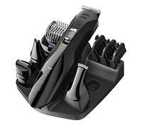 Remington Kit per la cura della barba tutto in uno (4 accessori, pettine per barba e capelli, naso e orecchie, rifinitore dettagliato, mini rasoio a lamina, 3 pettini, lame in acciaio inossidabile,