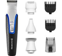 Remington PG4000 - Kit multi-toelettatura da uomo, in grafite G4 (capelli e barba, 7 accessori, naso e orecchie, trimmer di precisione, mini rasoio a lamina, 3 pettini, lame autoaffilanti, durata 60