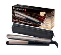 Remington Piastra capelli lisci e mossi, Protezione Keratin, Sensore di calore per proteggere il capello, Ceramica Ultra S8593