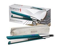 Remington Piastra per Capelli - Rivestimento in ceramica di alta qualità arricchito con cocco e filtro UV - Sensore integrato, Display LCD, Advanced Coconut Therapy piastra per capelli S8648
