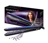 S7710 Straightening iron Caldo Nero messa in piega, Raddrizzatore capelli Nero/Blu, Piastra per capelli, Caldo, 150 °C, 230 °C, Riscaldatore di ceramica PTC, 15 s