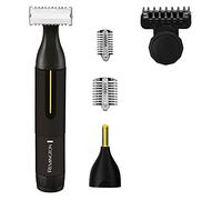 Remington Rasoio e Rifinitore di Precisione Omniblade, Filo Pelle, Una Lama + 2 Rifinitori + Pettini Regolabarba , Ricaricabile, 100% Resistente all'acqua, Precision HG4001