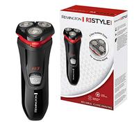 Remington Rasoio elettrico Barba R3 - Rasoio a Testine Rotanti con Lame a Doppia Traccia in Acciaio Inox - Utilizzo ideale a Secco, Rifinitore comfort, Rifinitore basette, Funzionamente a rete, R3000
