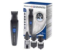 Remington Rasoio Elettrico Multiuso G3 - Rifinitore viso, Taglia peli naso e orecchie, Regolabarba - 6 testine-pettini, funzionamento a batteria, regolabarba, Sopracciglia, Lame autoaffilanti, PG3000