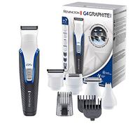 Remington Rasoio Elettrico Multiuso G4 - Rifinitore Viso, Taglia peli naso e orecchie, Regolabarba - 7 testine-pettini, funzionamento a rete/a batteria, Sopracciglia, Lame autoaffilanti, PG4000