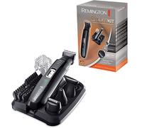 Remington Rasoio Elettrico Multiuso - Rifinitore per il corpo, Regolabarba, Tagliacapelli - Lame autoaffilanti in Titanio, set styling per peli del viso e corpo, 4 testine rimovibili, GroomKit PG6130