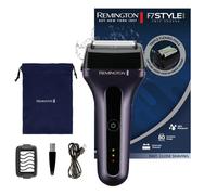 Remington Rasoio Elettrico uomo, a Lamina, Senza Fili, Wet & Dry, 100% Impermeabile, Trimmer Dettagli Pop-up, Lame Foil Tri-Flex, Ricarica USB-C, 80 min di Utilizzo, 120 min Ricarica, Serie StyleF7000